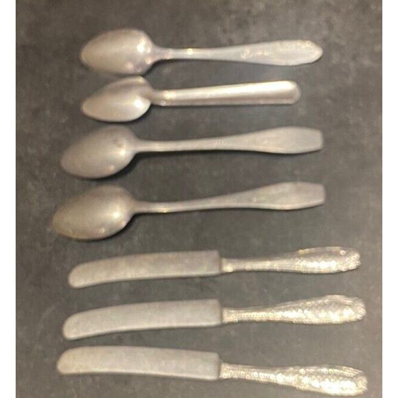 Vintage Solingen Germany Toy Utensils Miniature Silverware Doll House - Picture 4 of 4